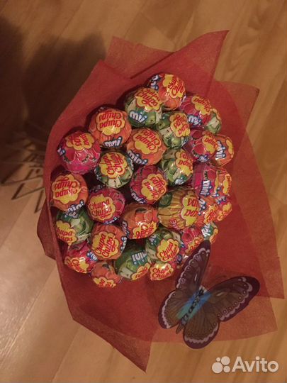 Букет из чупа чупсов