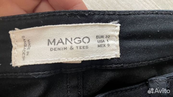 Джинсы черные mango EUR 32