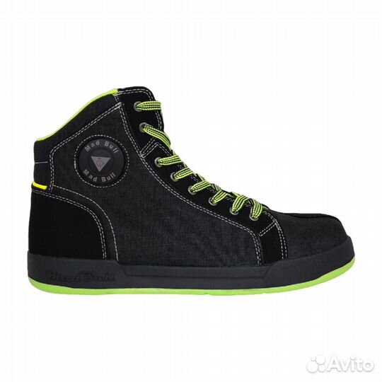 Мотокеды MadBull Sneakers Black Neon Green NN