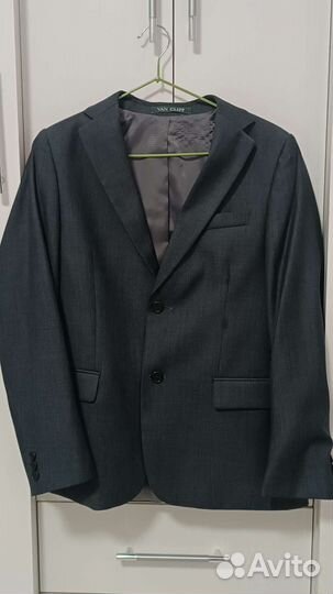 Пиджак для мальчика 158 (42) серый