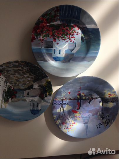 Тарелка ручная роспись