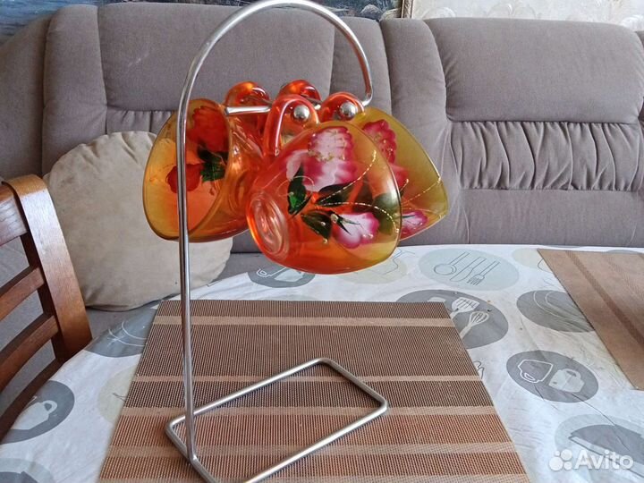 Чайный набор Гусь хрустальный