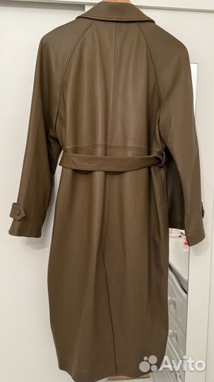 Плащ из натуральной кожи женский 42-44