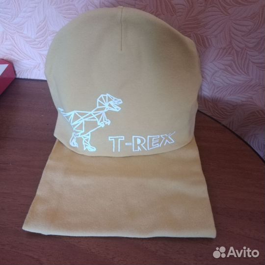 Шапка +снуд на 2-3 года