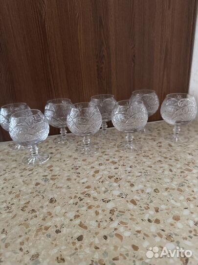 Бокалы Богемия снежинка