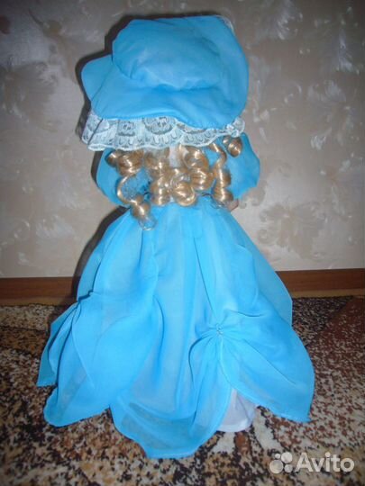 Кукла фарфоровая коллекционная в авторском наряде