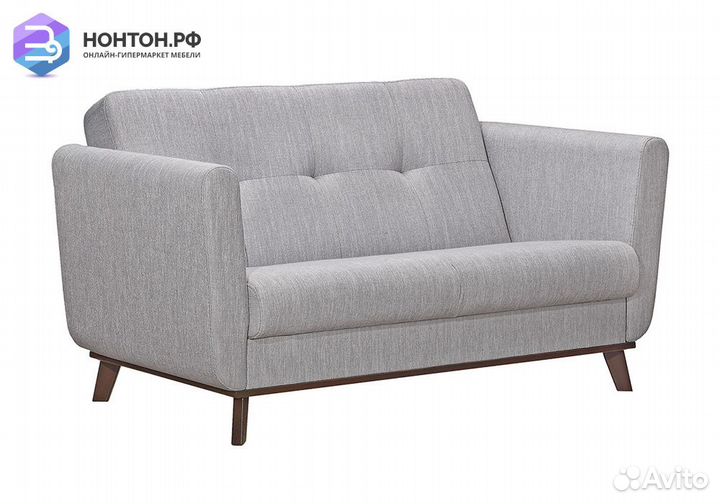 Диван книжка Лайм 2-х местный серый