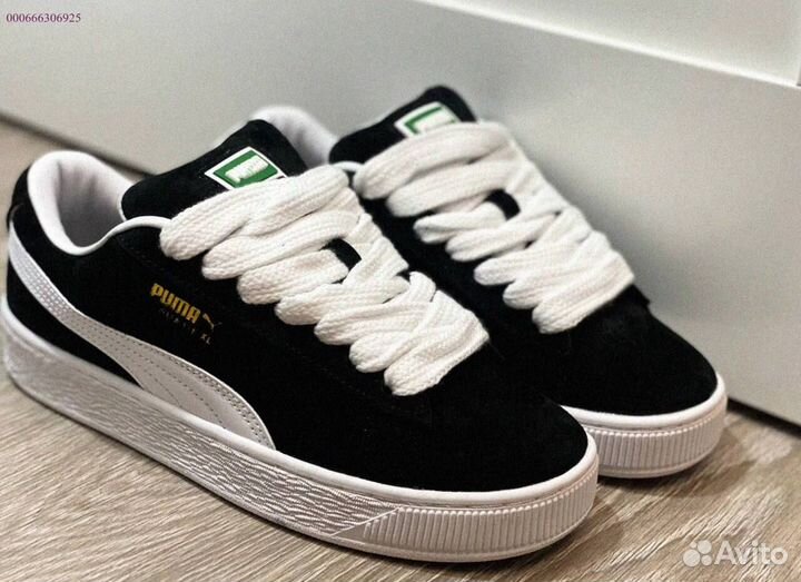 Кроссовки мужские Puma Suede XL “Black White “