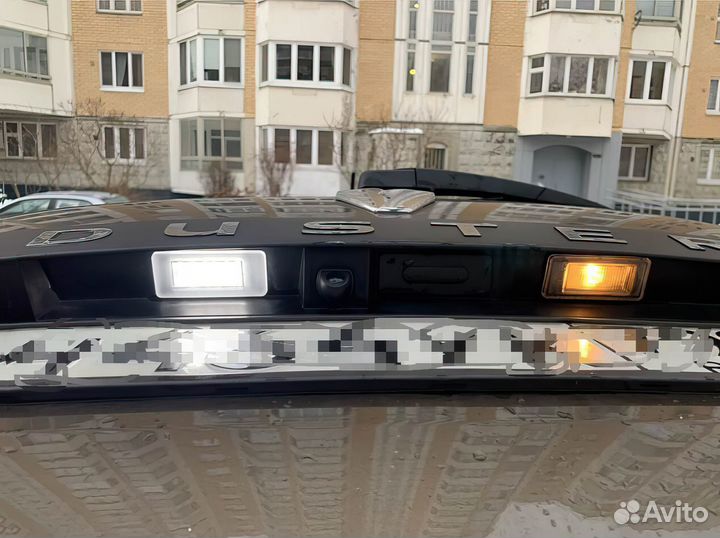 Подсветка номера на Renault Duster Nissan Qashqai