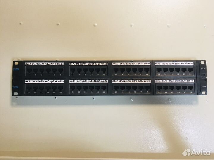 W&T патч-панель 1U 19