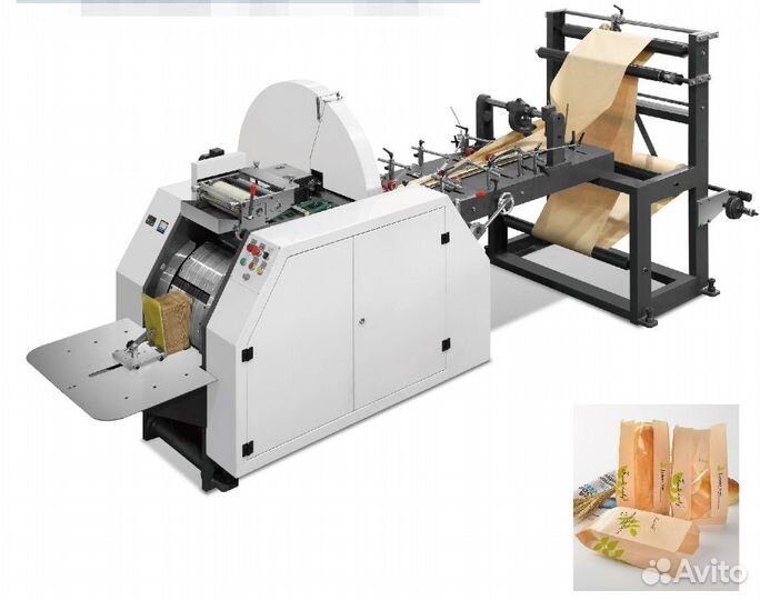 Машина для бумажных пакетов с V-образным дном