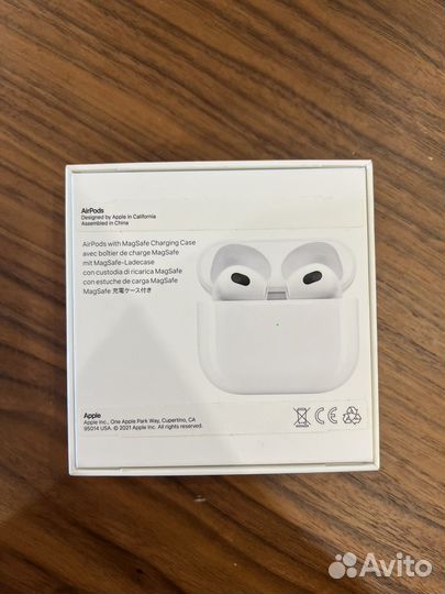 Коробка от наушников apple airpods(3rd generation)