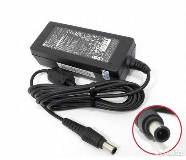 Блок питания для монитора LG 24M38d 19V 1.3A