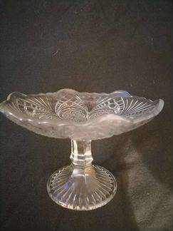 Ваза для фруктов на ножке СССР