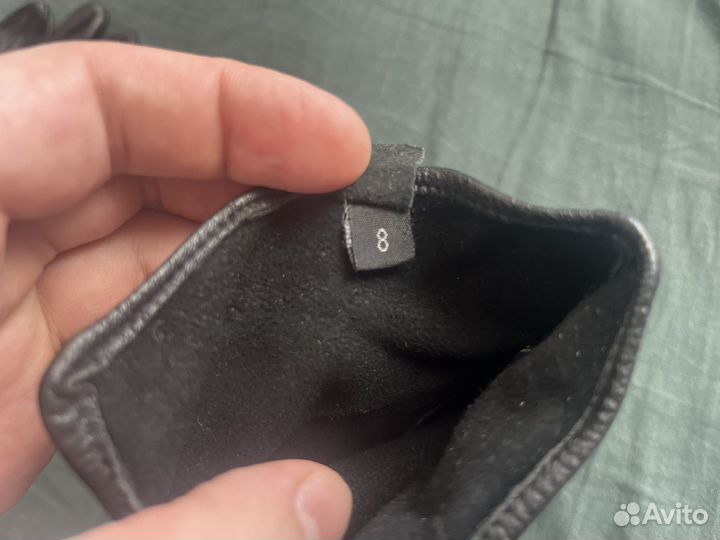 Перчатки женские кожаные 8