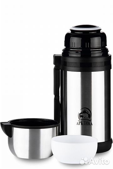 Термос 0.6л 0,8 л 1 л нерж чай суп универсальный