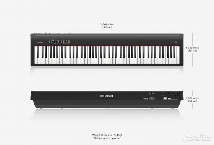 Цифровое пианино Roland fp30