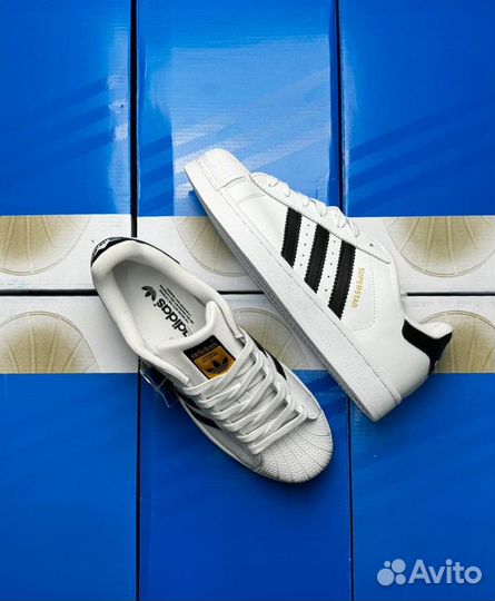 Кроссовки Adidas Superstar белые