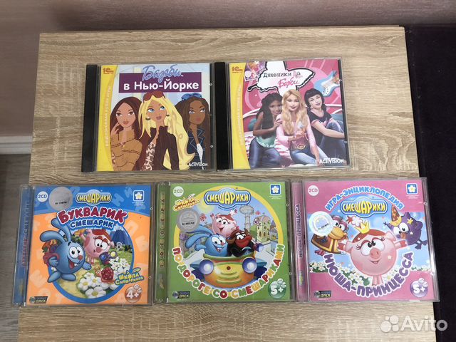 Детские компьютерные игры на дисках