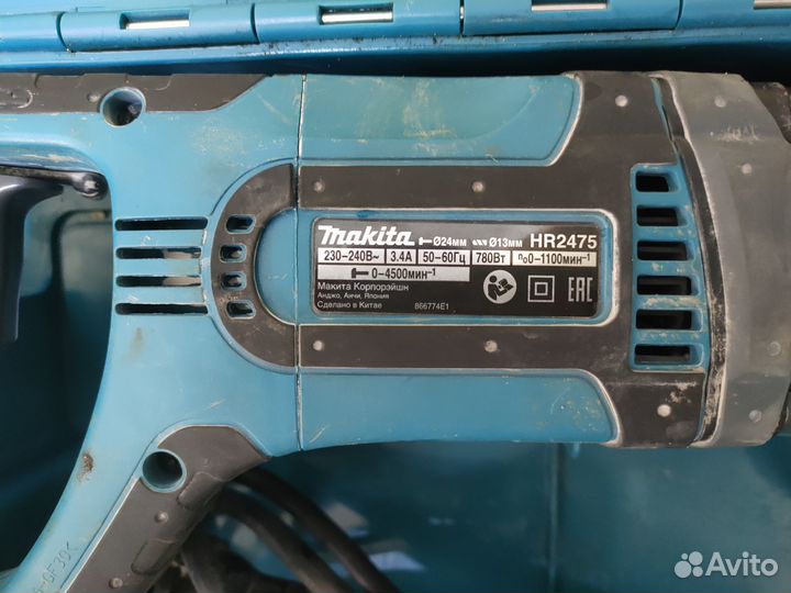 Перфоратор makita HR 2475 (79110) Ши 142