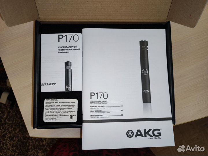 AKG P170 конденсаторный кардиоидный микрофон