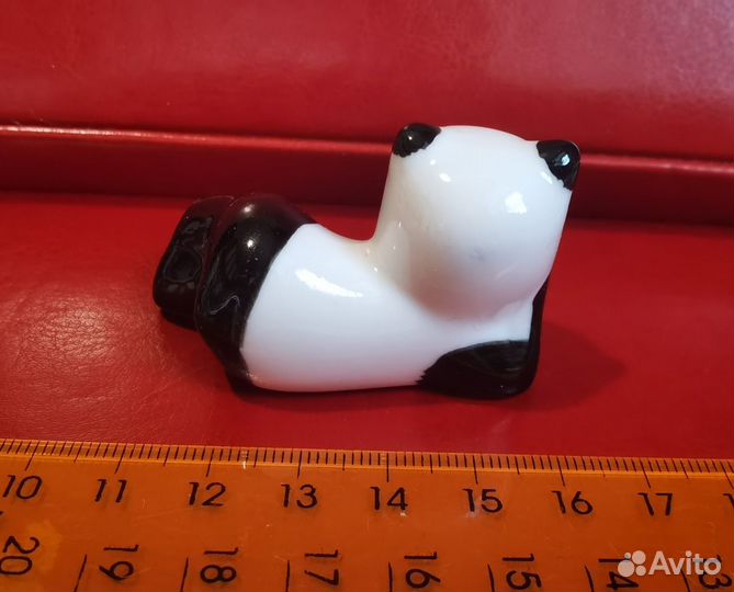 Мишка панда. Керамическая статуэтка