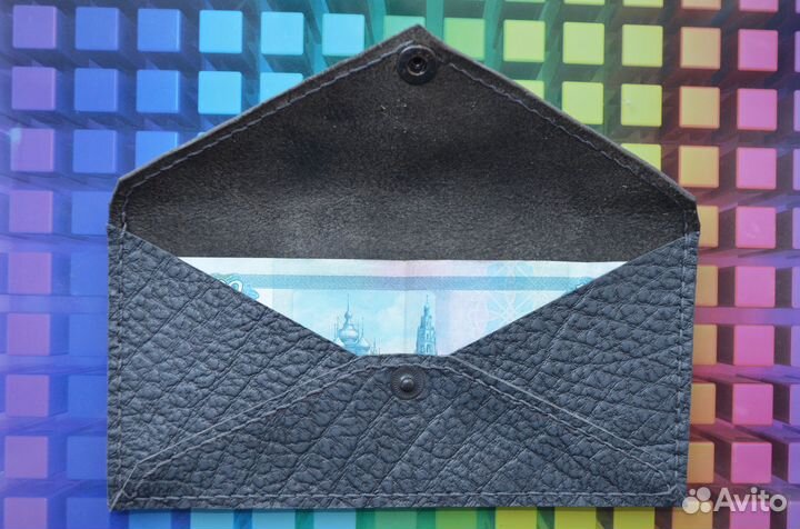Конверт подарочный для денег из натуральной кожи