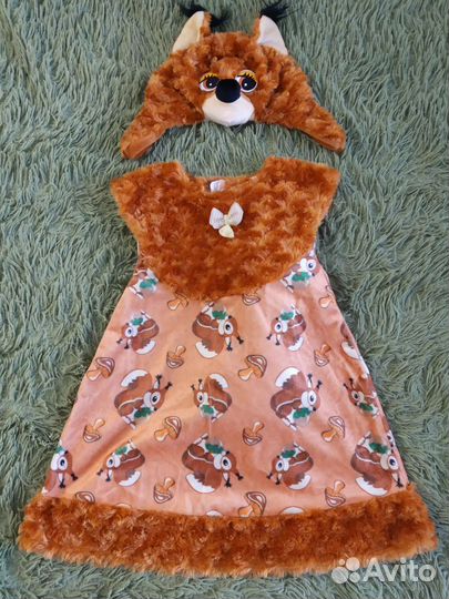 Костюм Белочка на 4-6 лет. Продажа