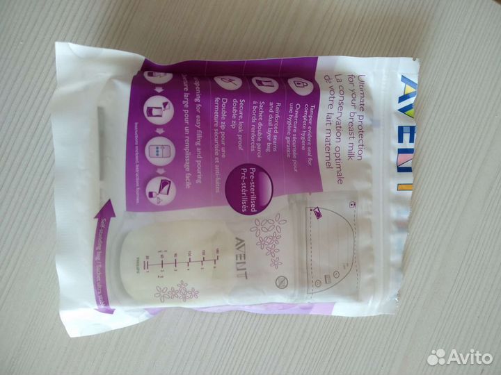 Пакеты Phillips Avent для молока