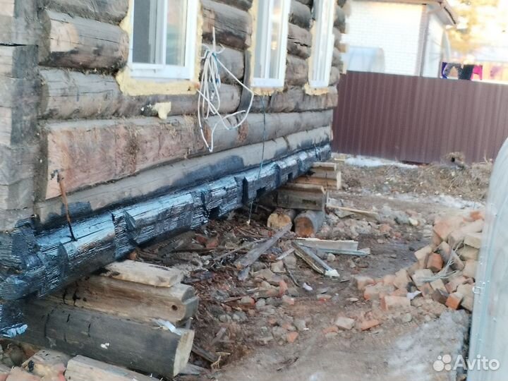 Подъемный домов замена венцов