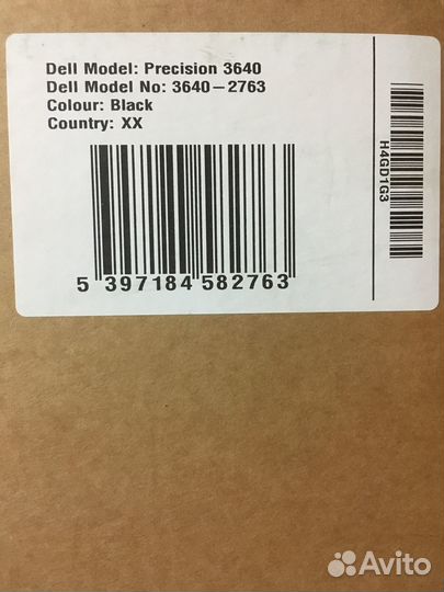 Игровой компьютер Dell Precision 3640-2763