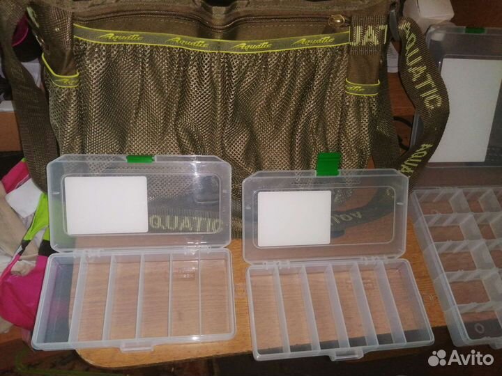 Сумка рыболовная с коробками aquatic CK-15