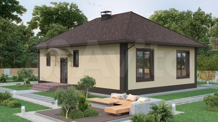 Дом 87,3 м² на участке 10 сот.