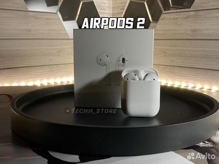 AirPods 2 (Гарантия + Чехол )