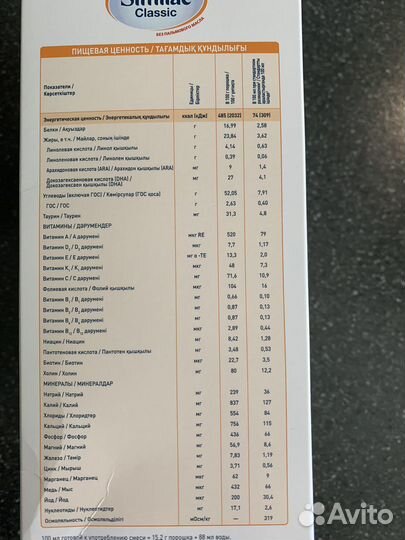 Смесь семилак3