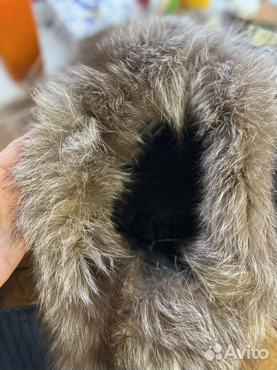 Шапка ушанка натуральный мех женская