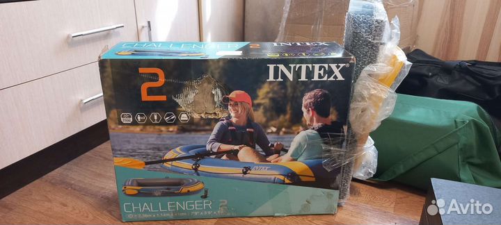 Лодка надувная intex