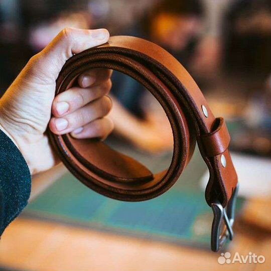 Ремень кожаный