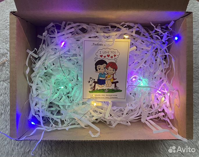Подарочная коробка с подсветкой