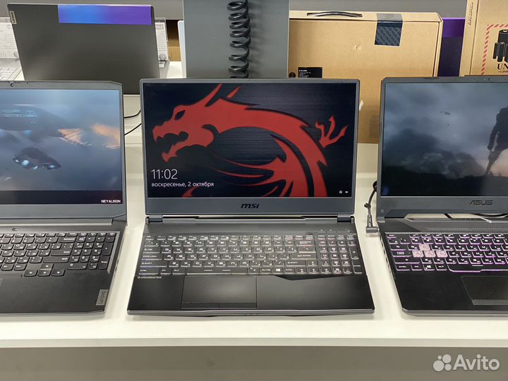 MSI IPS 120Гц GTX1660ti 6g Core i5 9th SSD512g