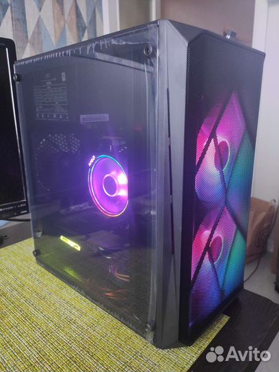 Игровой компьютер AMD R5 5500/16Gb/256+480/4060