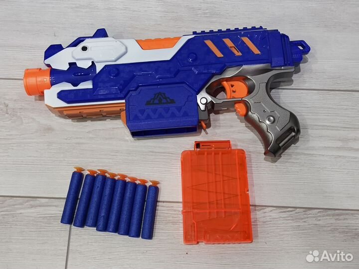 Бластер Nerf на батарейках