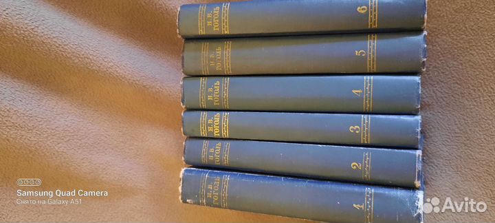 Книги н в гоголь 6 томов 1952 г собрание сочинений
