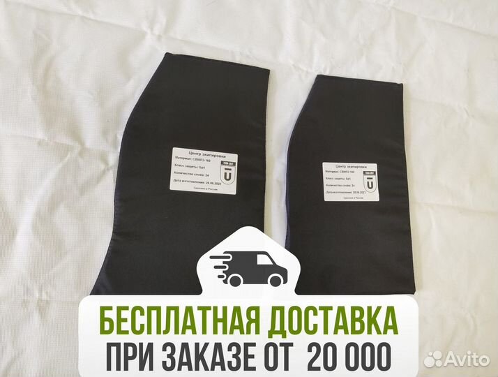 Баллистика в бока бронежилета Русич