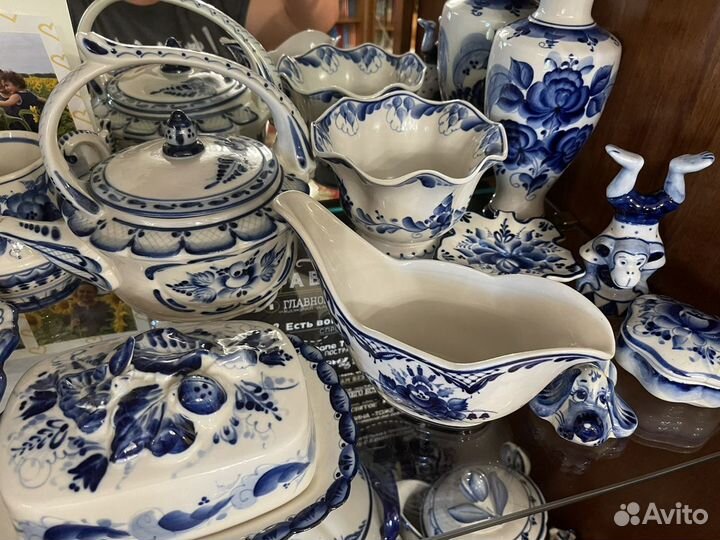 Коллекционный набор гжель