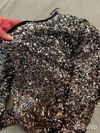 Блузка Twin Set (S-M) полностью расшитая