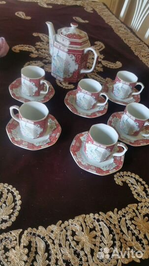 Сервиз чайный. Фарфор. Винтаж