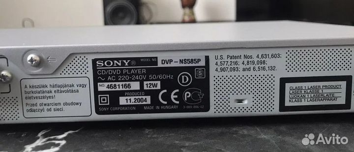 DVD плеер Sony NS585P + NS318 2шт