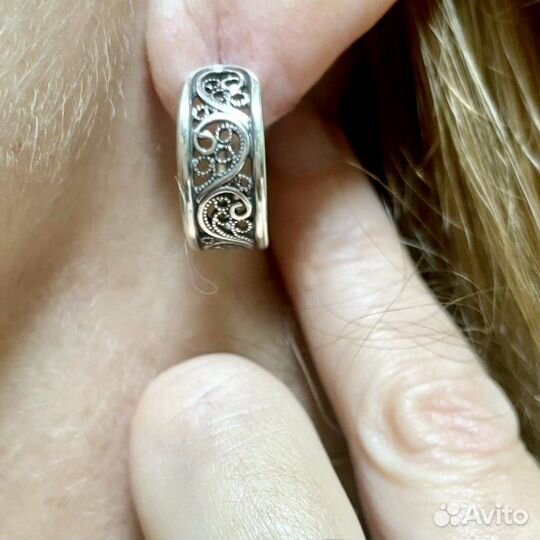 Серьги из серебра