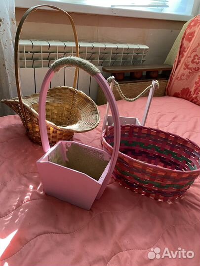 Плетеные корзинки